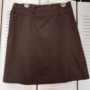 Aventura Organic Cotton 21" Skirt Brown